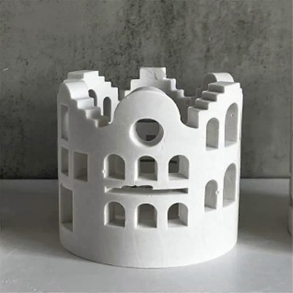 Ny Ringhus Ljushållare Ornament Silikonform
