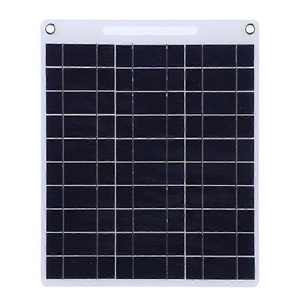 60W Solpanel Bærbar 5V Dobbelt USB Hurtigoplader Panel Kit Udendørs Nødopladning Batteri Trav