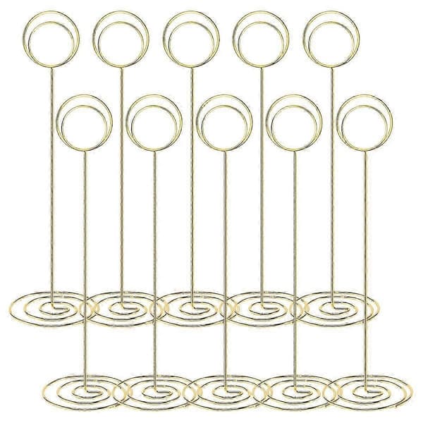 10 stk. 22,2 cm Bordnummerholdere til Bryllup, Dimission, Reception