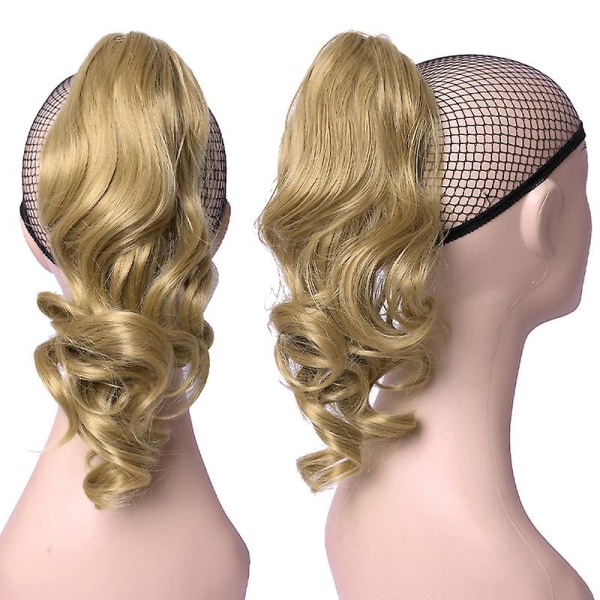 Kvinder Kæbeklo Clip In Hestehale Hair Extensions Hairpiece Wig K