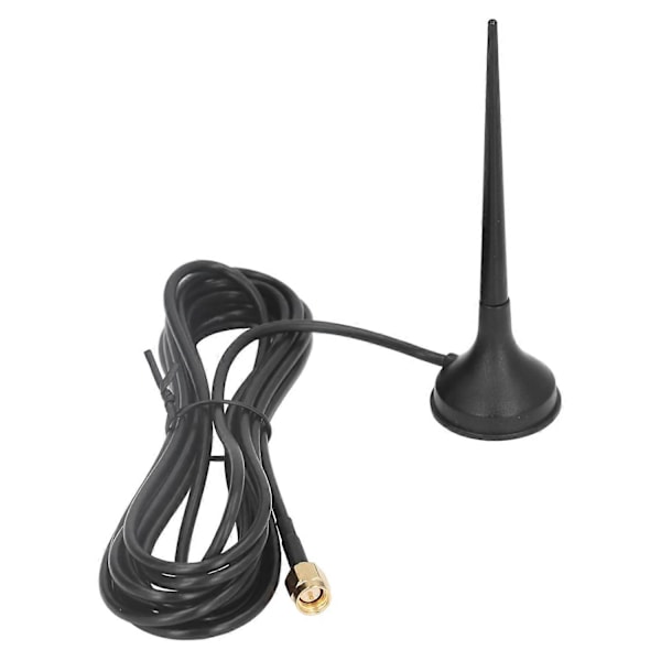 Ekstern Magnetisk Høy Gain Mobilantenne Vanntett Antenne GSM 5dbi Gain Omnidireksjonell SMA Hannhode Med Magnetisk Base