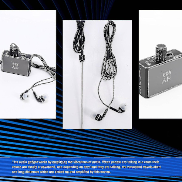 DIY Hy929 Höghållfast Väggmikrofon Röstlyssningsdetektor Kompatibel med Ingenjör Vattenläckage