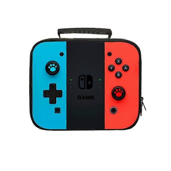 Spelkonsol Mönster DIY Ryggsäck 3-delat Set för Studenter - Lunchväska Pennfodral Axelväska Combo 8