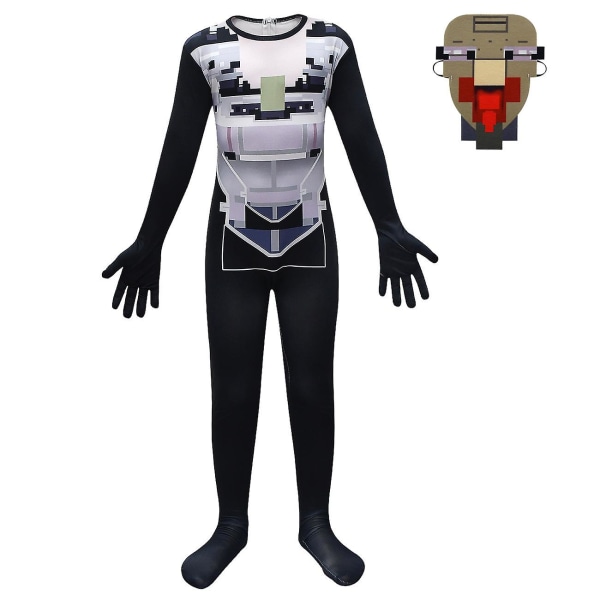 Skibidi Toilet Cosplay Kostume Tv Mand Kamera Mand Kostume Spil Skibidi Dop Ja Ja Ja Toilet Halloween Jumpsuit Til Børn Gaver B 110