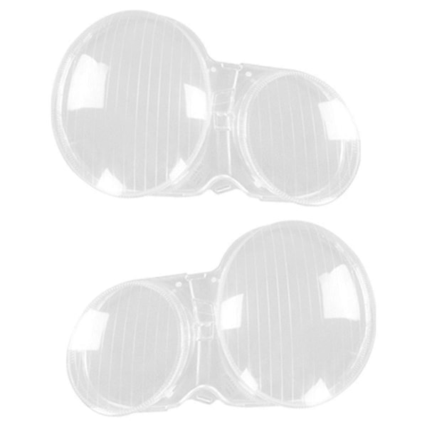 För W210 E200 E220 E230 E350 1995-2003 Strålkastarglas Transparent Lampskärm Strålkastarhus
