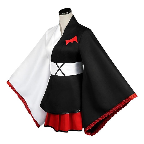 Anime Cosplay Kimono Monokuma Cosplay Seraph Of The End Kostym Uniform Outfit Set För tjejer Kvinnor S