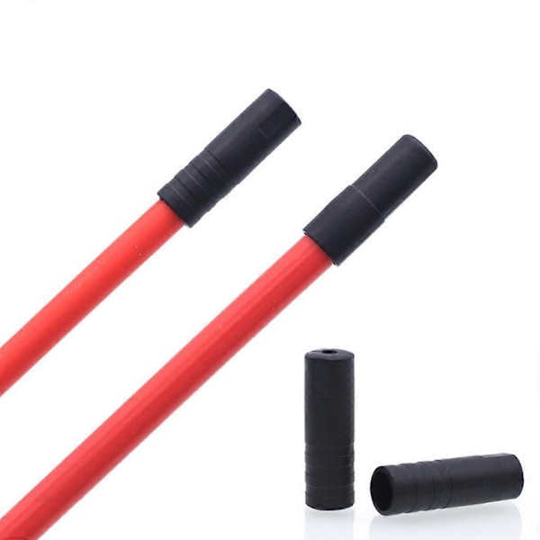 100 st Växelvajer Ändhylsa, 4mm/5mm Cykel Bromsvajer Hölje Ändhylsa