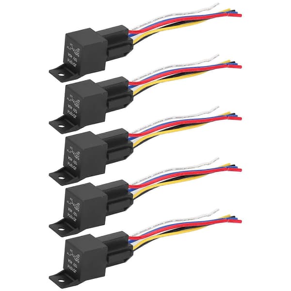 Universal 5 stk. LED Blinkrelæ 12V 40A Vandtæt Lysstyring