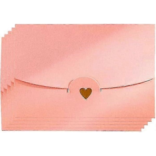 50 Stycken Mini Presentkort Kuvert, rosa Mini Kuvert