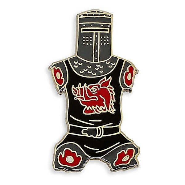 Monty-Python Svarte Riddaren Köttsår Emalj Metall Pin Brosch Skjorta Slag Pin