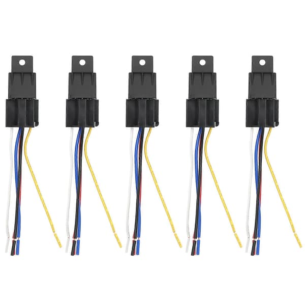 Universal 5 stk. LED Blinkrelæ 12V 40A Vandtæt Lysstyring
