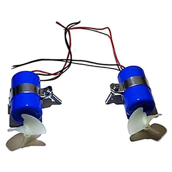 1 Par RC Jetbåd Undervandsmotor Thruster 7.4V 16800RPM CW CCW 3-Bladet Propel Til DIY Micro-R