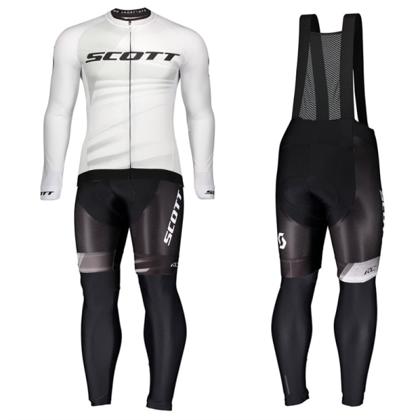 SCOTT 2023 maastopyörä polkupyörä miesten pitkähihainen puku pyöräilyvaatteet hengittävä MTB pyöräilyvaatteet jersey ciclismo cycling set 14 M