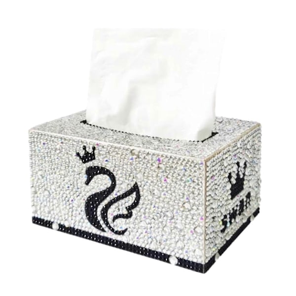 5D-tekojalokivimaalaus Tissue Box -setti, käsintehty strassimaalaus, taide, lautasliina-annostelulaatikko, kodin koristelu, aikuiset, lapset, DIY-tekojalokivi
