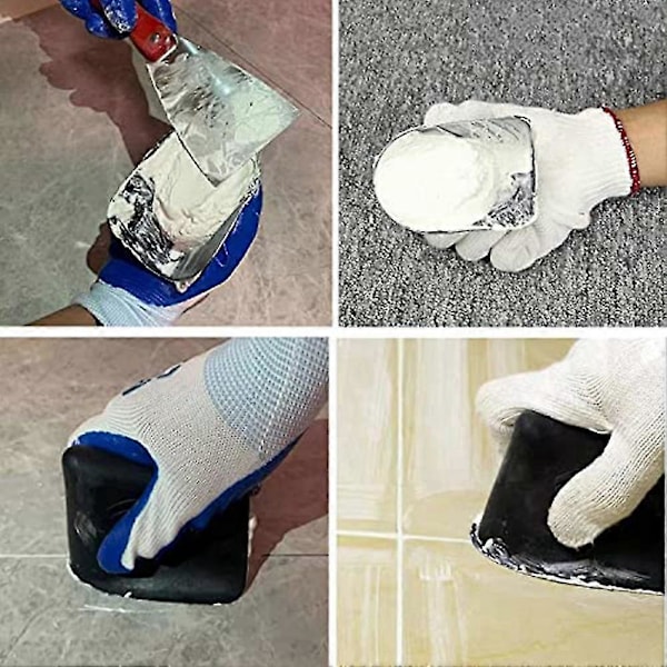 3 stk Fugetørrere, Fugetørrer Grout Scraper Hånd Fugetørringsverktøy, Tetningsmiddel Grout Finishing To