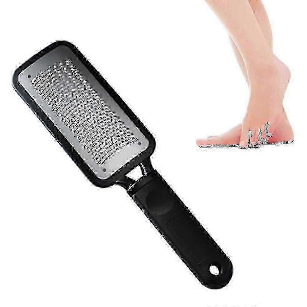 Pedicure Rasp Fodfil, Professionel Fodpleje Pedicure Rustfri Stålfil Til Fjernelse af Hård Hud, Kan Bruges På Både Tørre Og Våde Fødder