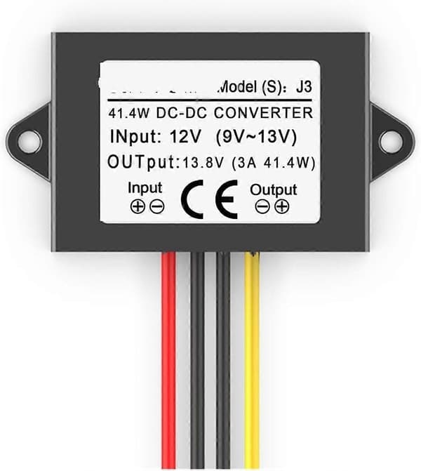 DCDC Boost Converter 12V til 13.8V 4A Stabil Spændingsforsyning til Bilradio og LED