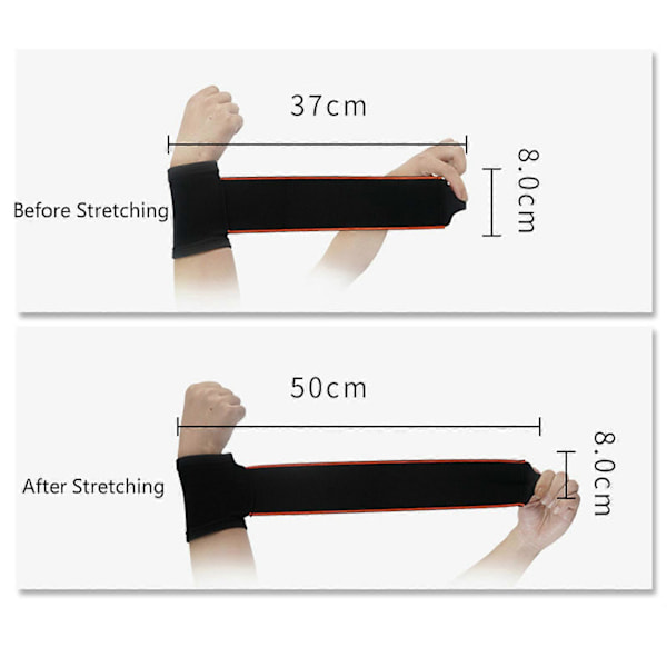 Justerbara handledsbandage, handledsstöd, andningsbart handledsband, handledsbandage för träning, elastiskt handledsstöd