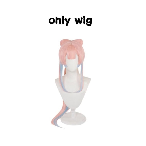 Sangonomiya Kokomi Cosplay Puku Genshin Impact Cosplay Kokomi Tube Topit Mekkoasut Selkäkoriste Peruukki Halloween Cos wig only XL