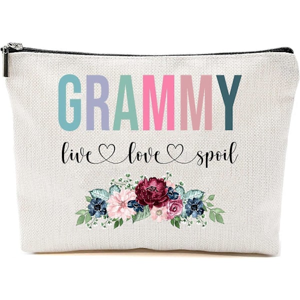 Grammy Live Love Spoil Sminkväska, Mormorsdagspresenter från barnbarn, Resväska, Grammy Presentidé Födelsedag, Grammy Resväska, Ny Grammy