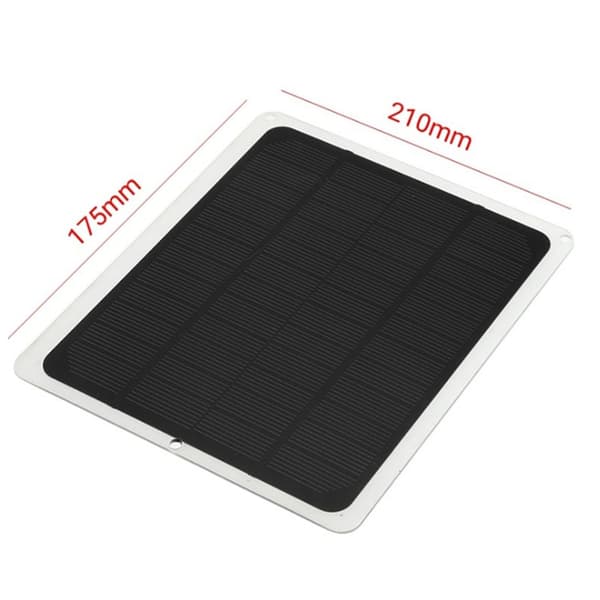 20W Mono Solcellepanel for 12V Batterilading 12V Vanntett Solcelle Batterivedlikeholdslader
