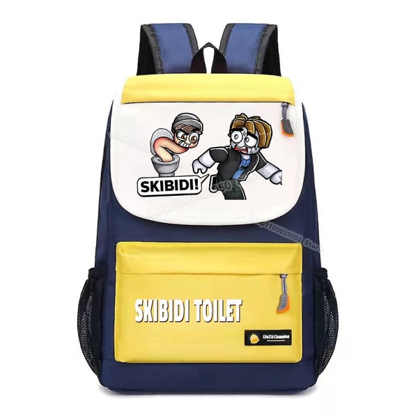 Skibidi Toilet Børnerygsæk Hot Game Store Skoletasker Til Drenge Piger Skoletaske Rygsæk Rullesæk Skoleartikler Taske Gave CSR2416 Size 30x14x41cm