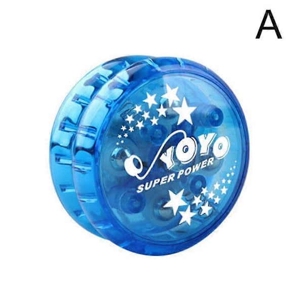 Luminous Yoyo-boll med LED-ljus Färgglad Karusell Yo-Yo Barnleksaker Underhållning