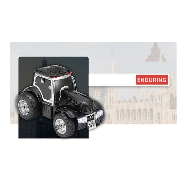 WS-560 Traktor Trådlös Bluetooth Högtalare - LED-Ljus Stöd TF-kort FM Radio Stereo Musikspelare B