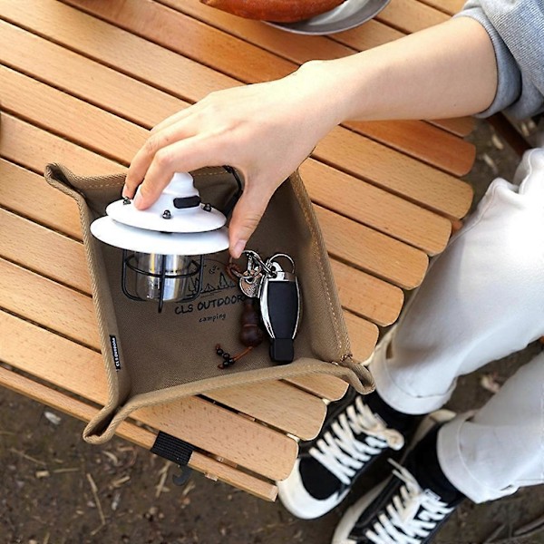 Camping Gadgets Bakke Vandtæt Oxford Opbevaringsboks Rejse Desktop-Organizer