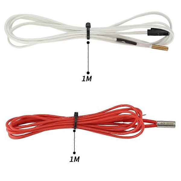 3D-skrivardelar Prusa MK3S+ Extrudermunstycke Uppvärmning Aluminium Snabb Slang Kit Hög Temperaturbeständighet
