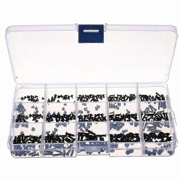 450 stk. M2 M2.5 M3 Laptop Notebook Datamaskin Skrue Kit Sett For Gateway Acer (sammenfiltring)