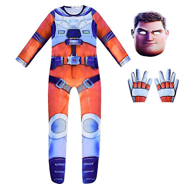 2023 Hot Buzz Lightyear Halloween Cosplay Kostym Anime Pojkar Jumpsuit Carnival Party Cos Kläder Buzz Lightyear Costume 5-13y 199 160 (12-13Y)