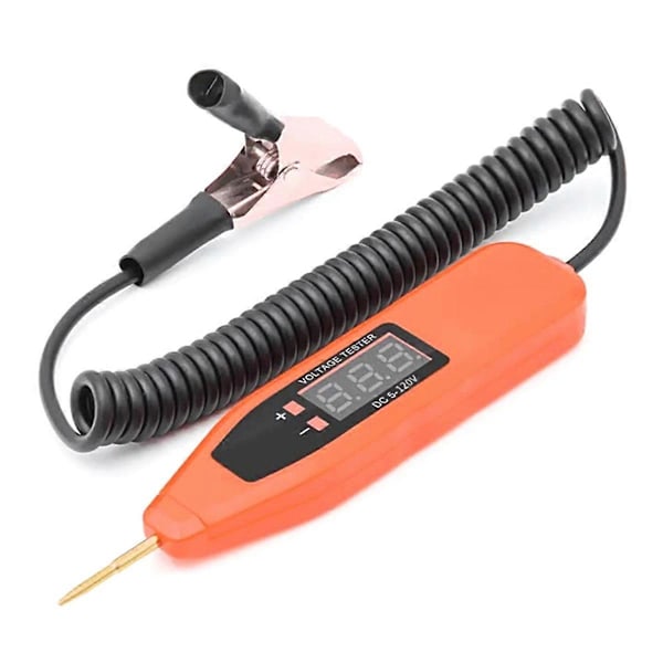 5-120V Bil LCD Digital Elektrisk Spänningstestare Penna