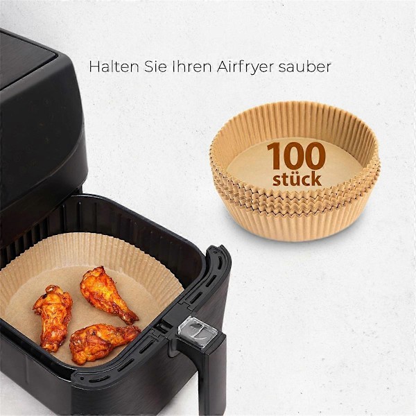 Neliönmuotoiset ilmakeittimen tarvikkeet 9 tuumaa, Tower yms. 5,6-8,3L syvälle korille sopivat