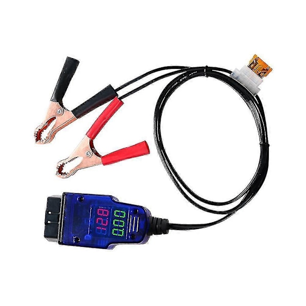 Nödkraftförsörjning Batteriklämma ECU Minnessparare För OBD2 12V Strömavbrott Minnessparare ABS Ersätt (trassel)