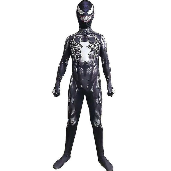 Børn Drenge Venom Spider-man Cosplay Kostume Fest Jumpsuit Fancy kjole 11-12Years