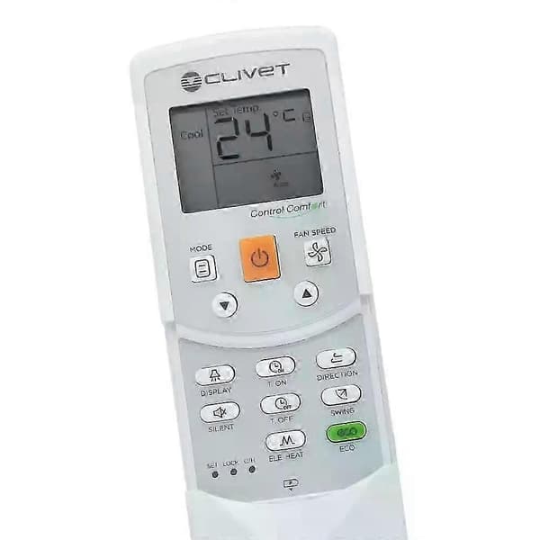 original RM05B(A) fjernkontroll for CLIVET Midea AC