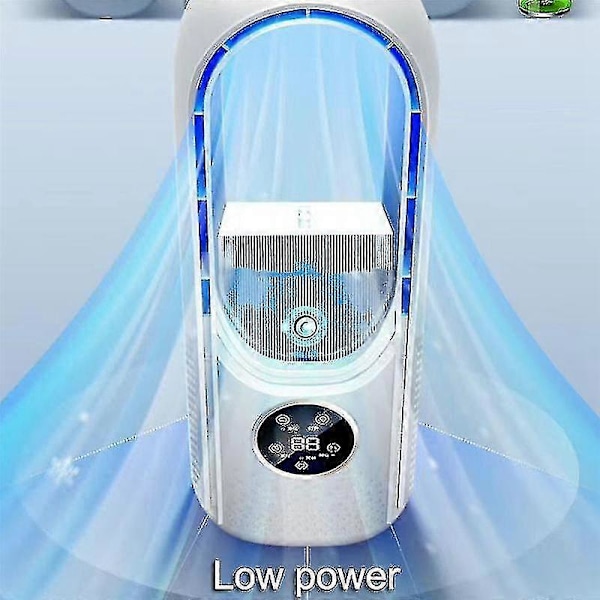 Luftkylare LED-Display Luftkonditionering Befuktning Elektrisk Fläkt 6 Hastigheter Tyst Timer Fläkt Befuktare