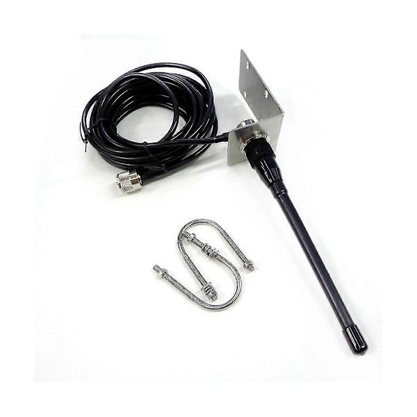 VHF Marine Antenne 156-163Mhz Gummi Vandtæt Mast Antenne med 5M RG-58 Kabel til Båd Sejlbåd Y