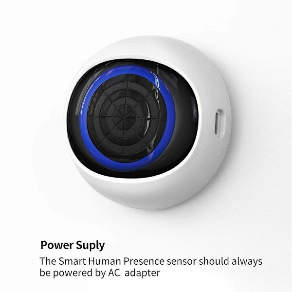 Smart Human Presence Sensor Tuya Zigbee mmWave Radardetektor Høj Sensitivitet Menneskekropssensor