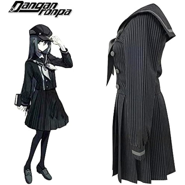 Danganronpa V3 Saihara Shuichi Detektiv Cosplay kostumer Jk Uniform Halloween kostumer til kvinder Anime nederdel L kostumesæt L