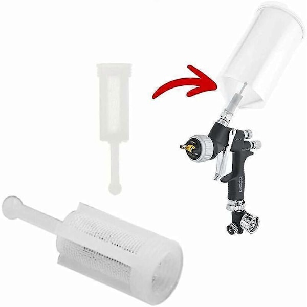 20 st Färgfilter, Gravitationssprayfilter, Sprutpistolfilter, Engångs Gravitationsmatad Sprutpistol