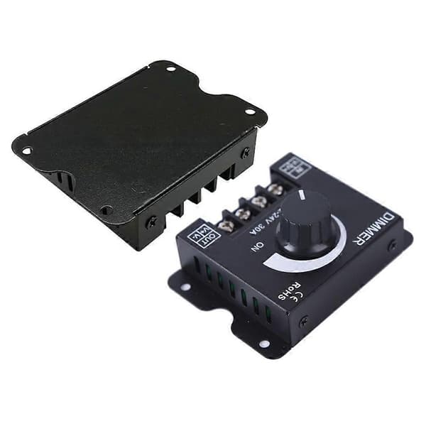 Hard Soft Lys Stropp Dimmer DC 12-24V 30A PWM Dimming Kontroller for Dimmer
