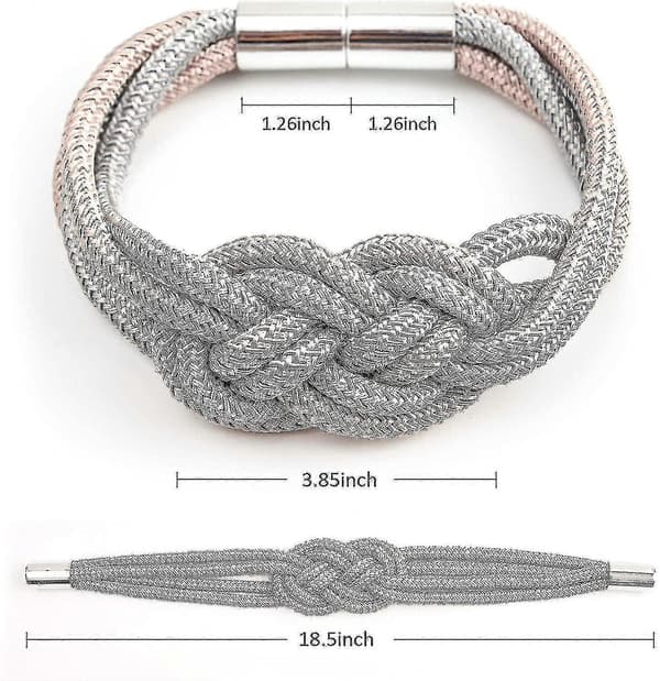 2-pak Magnetiske Gardinbindere, Glitrende Krystalblomst Gardinbinder