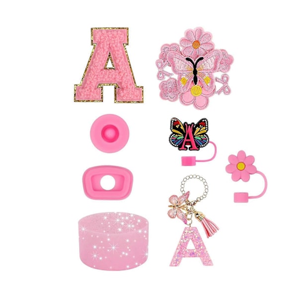 15 st Muggdekaler Ornament Kit Mugghållare Kollektion Bokstavsberlocker Unika Dekorativa Tillbehör Set Mugginredningsset