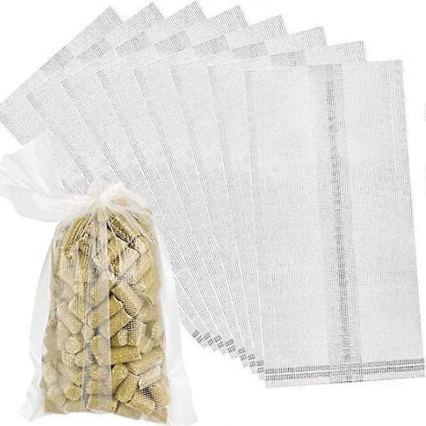 100 Stykker Karp Opløselig Pose, Karp PVA Pose, Karp Opløselig Pose, PVA Pose Egnet til Hårdt Agnfiskeri (14*7cm)