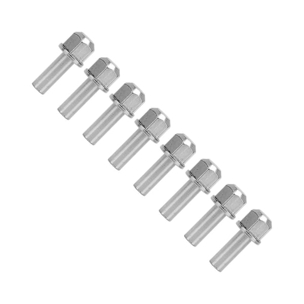 Axial SCX10 20mm Rostfritt Stål Höghållfast Hjulnav Förlängningsmutter Hex Adapter (8 st)