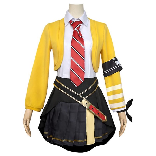 Verdensplan Farve Stage Cos Suit Lolita Maid Cosplay Cosplay Dame komplet sæt XXL