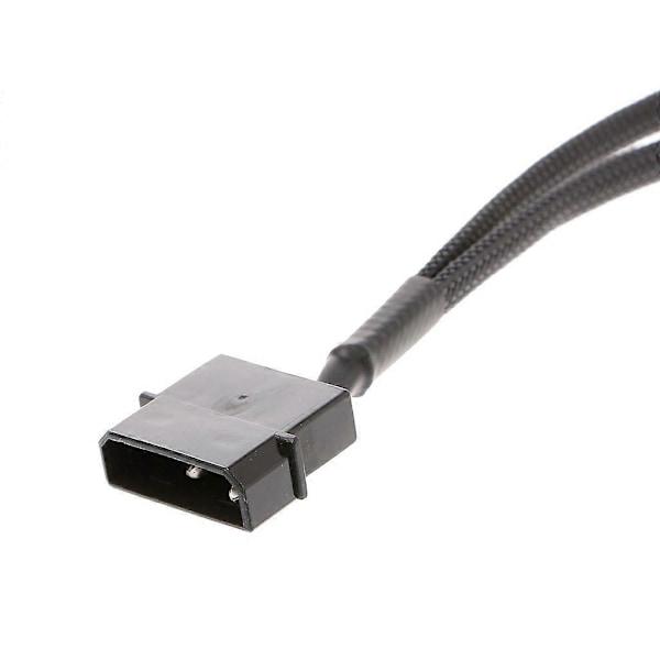 PWM-tuuletin 4-nastainen Molex-uros - 3-nastainen/4-nastainen PC-tuulettimen virtasovittimen liitäntäkaapeli
