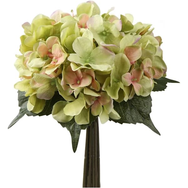 Hortensia kunstig blomst champagne